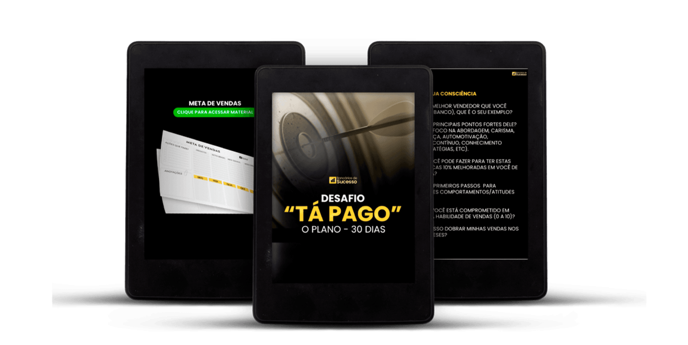 Materiais no tablet
